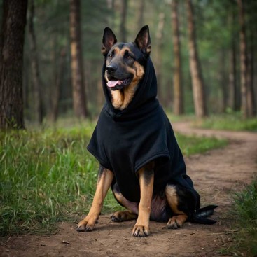 Худи для больших собак PetsIn - Black Bear, 4XL