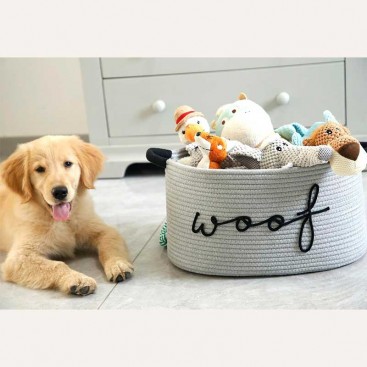 Корзина для хранения игрушек PetsIn - Woof Gray