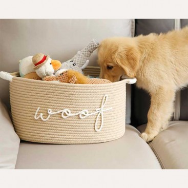 Корзина для хранения игрушек PetsIn - Woof Beige