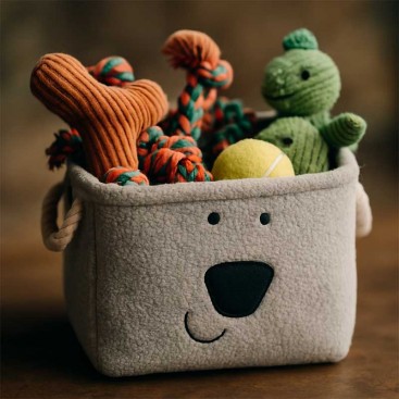 Кошик для зберігання іграшок PetsIn - Doggy Grey