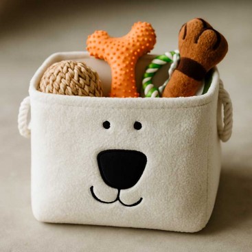 Кошик для зберігання іграшок PetsIn - Doggy White