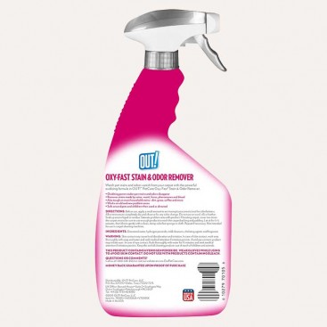 Надпотужний засіб для видалення плям та запахів OUT - Oxy-Fast Stain&Odor Remover, 945 мл