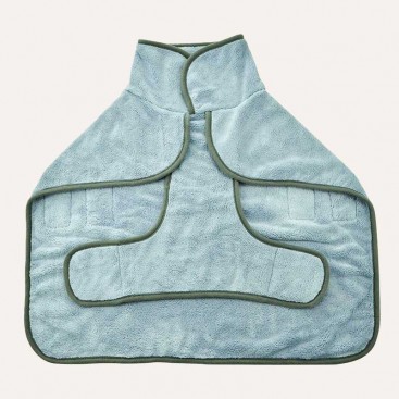 Плюшевый халат без капюшона CareDo - Light Blue, L