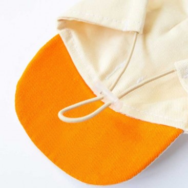 Кепка для собак из коттона HatDog - Creamy-Orange, M