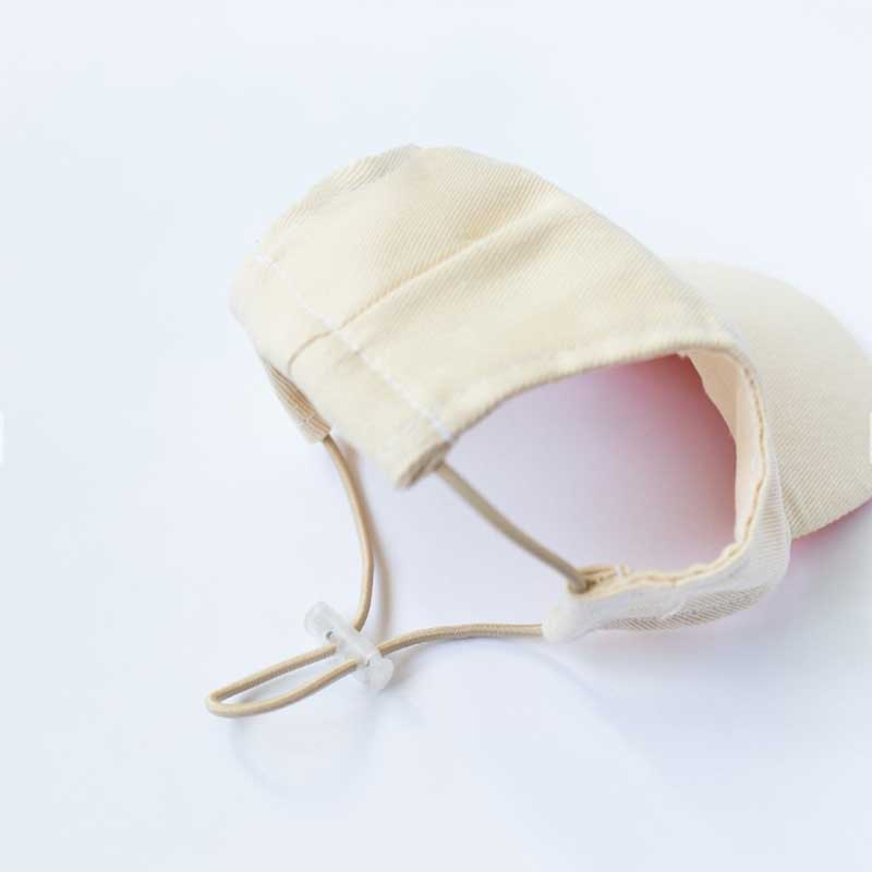 Кепка для собак из коттона HatDog - Creamy-Orange, S