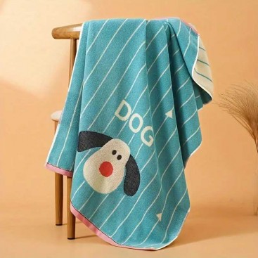 Рушник для тварин PetBath - Striped Towel Blue (70x140 см)
