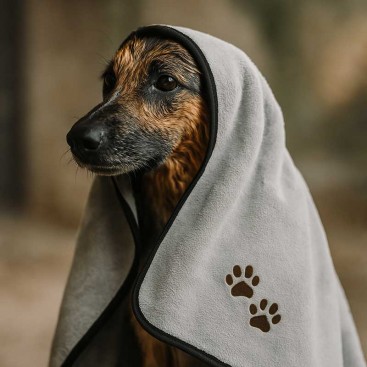 Рушник для тварин PetBath - Gray 2 Paws (50x90см)