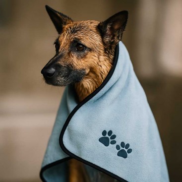 Рушник для тварин PetBath - Light Blue 2 Paws (50x90см)