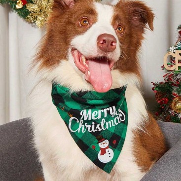 Рождественская бандана для собак PetsIn - Night Forest, one size
