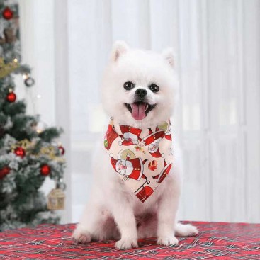 Різдвяна бандана для собак PetsIn - Happy Santa