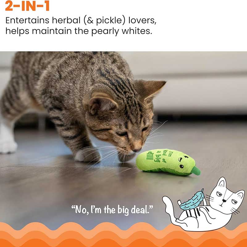 Іграшка для котів Petstages - Crunchy Pickle Kicker