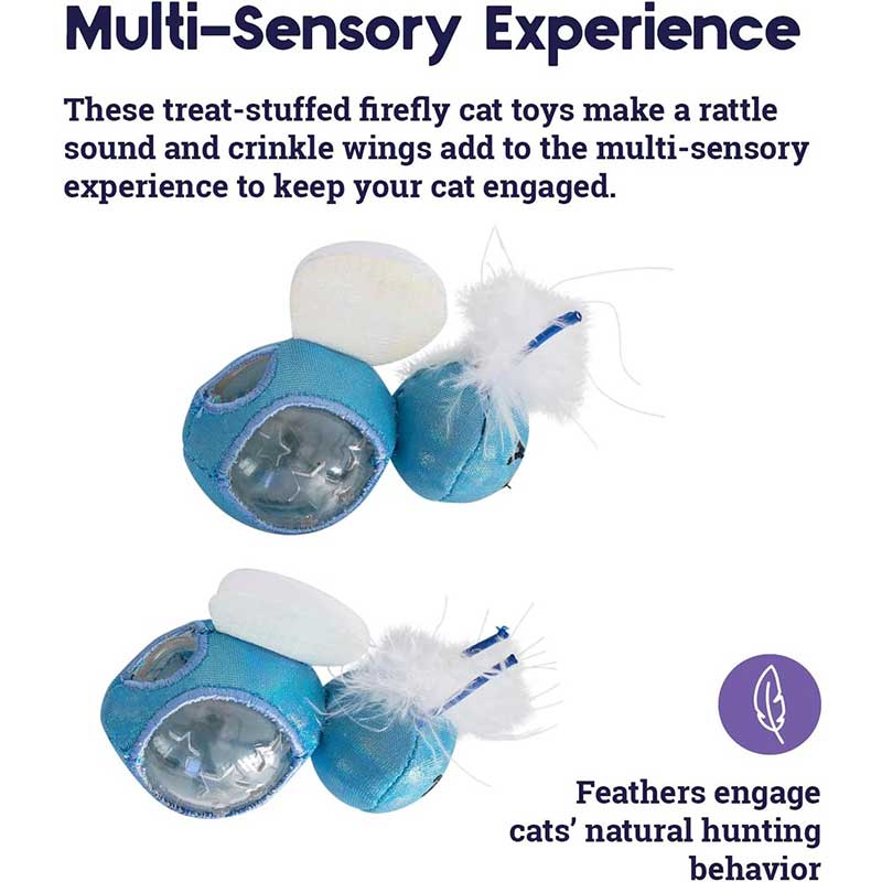 Іграшка-диспенсер для котів Petstages - Firefly Treat Stuffer