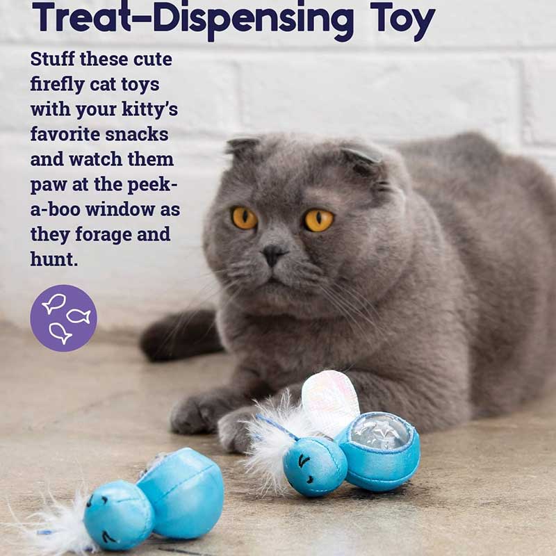 Іграшка-диспенсер для котів Petstages - Firefly Treat Stuffer