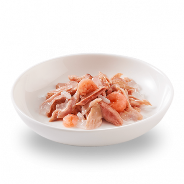 Консерва для котів з тунцем та креветками Schesir - Tuna with shrimps, 85 г