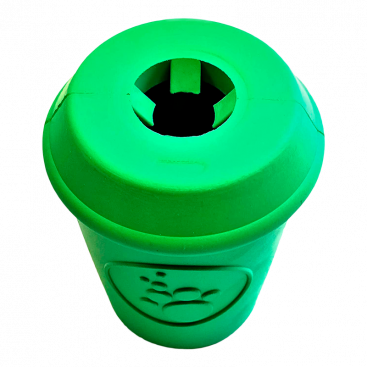 Прочная игрушка для лакомства Soda Pup - Coffee Cup M, green
