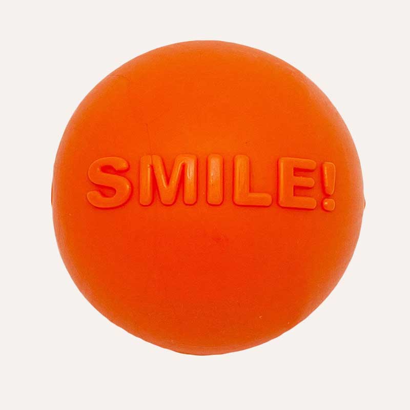М'яч SodaPup - Smile Ball, Medium orange