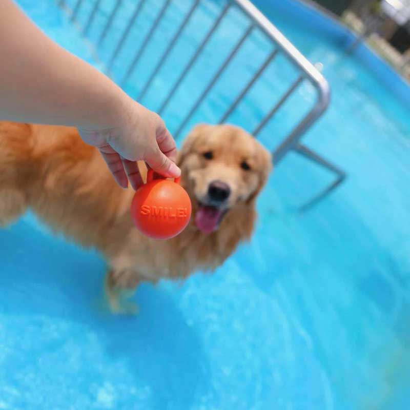М'яч SodaPup - Smile Ball, Medium orange