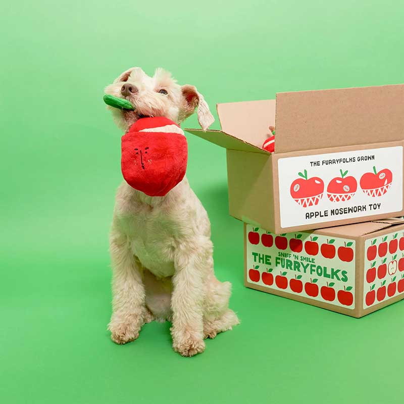 Интерактивная игрушка для лакомства thefurryfolks - Nosework Toy Apple
