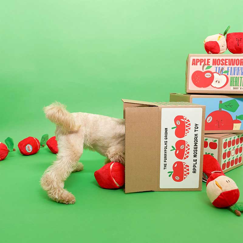 Интерактивная игрушка для лакомства thefurryfolks - Nosework Toy Apple