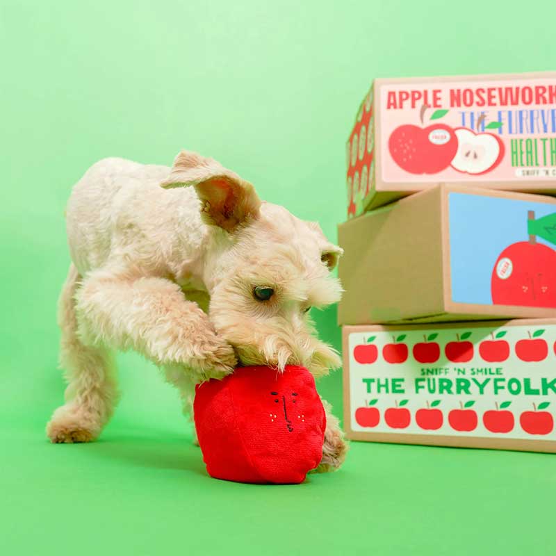 Интерактивная игрушка для лакомства thefurryfolks - Nosework Toy Apple
