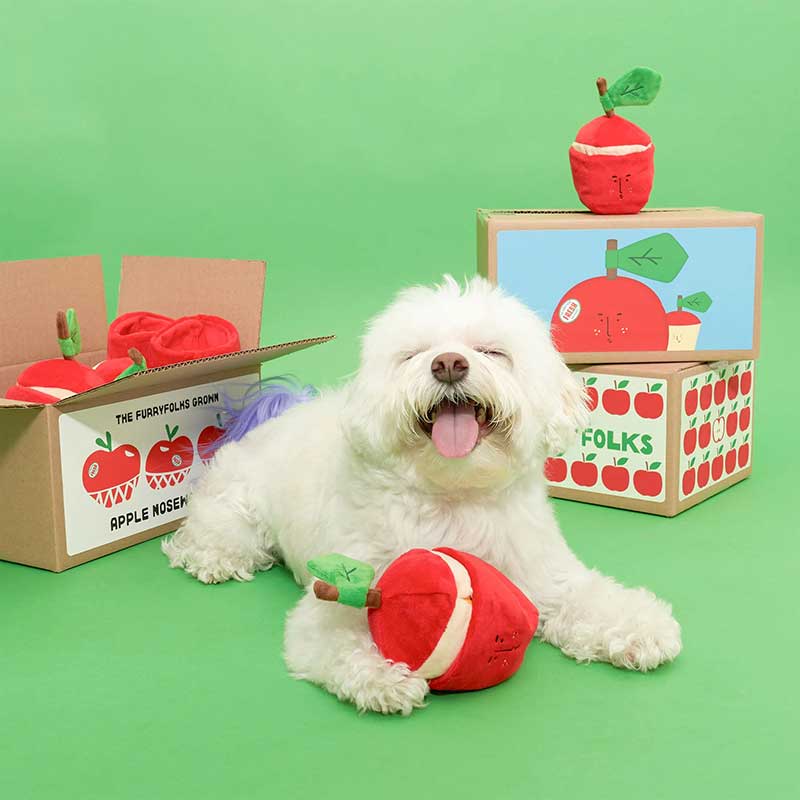 Интерактивная игрушка для лакомства thefurryfolks - Nosework Toy Apple