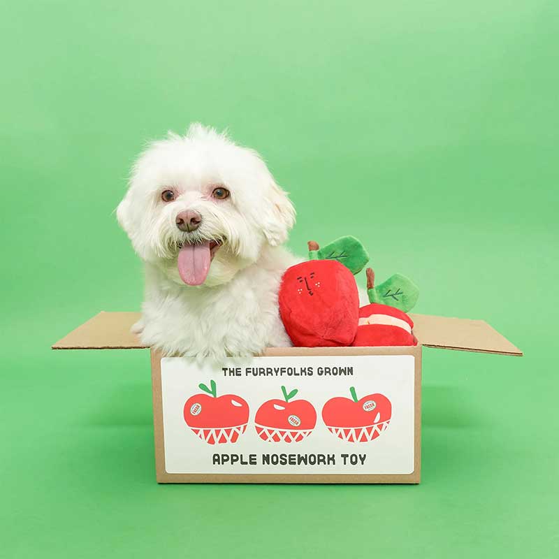 Интерактивная игрушка для лакомства thefurryfolks - Nosework Toy Apple