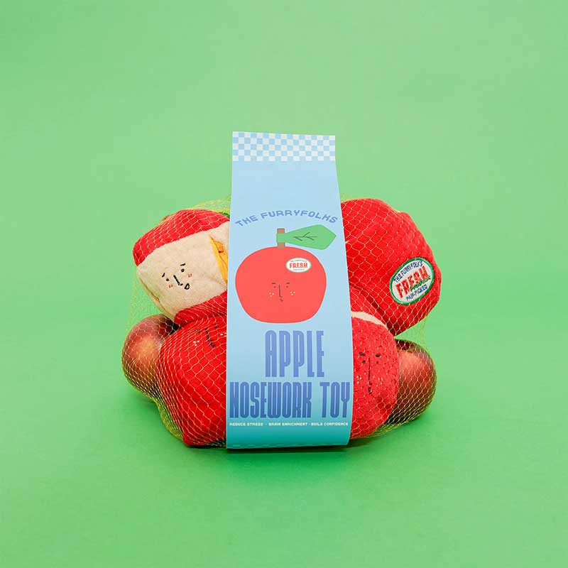 Интерактивная игрушка для лакомства thefurryfolks - Nosework Toy Apple