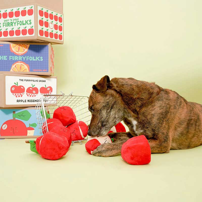Интерактивная игрушка для лакомства thefurryfolks - Nosework Toy Apple