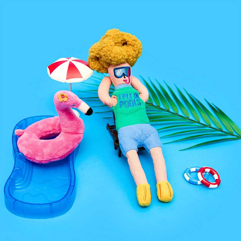 Интерактивная игрушка для лакомств thefurryfolks - Hooman Nosework Toy Flamingo