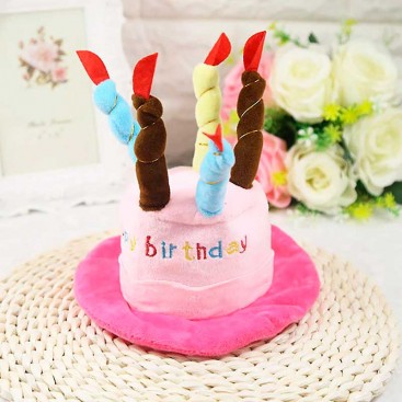 Шляпа для именинницы в виде торта Happy Birthday