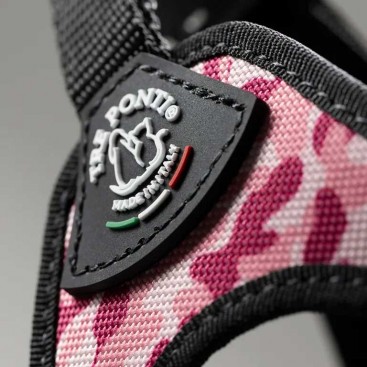 Шлея для собак Tre Ponti - Easy Fit adjustable girth Pink camo, розмір 1,5