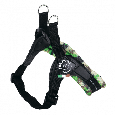 М'яка сітчаста шлея Tre Ponti - Easy Fit Camouflage Mesh з регулюванням - Green, розмір 2