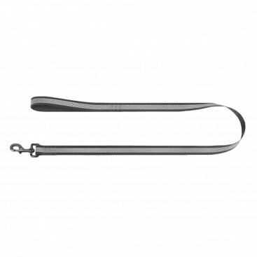 Водостойкий светоотражающий поводок для собак WauDog - Waterproof Grey, S 183cм