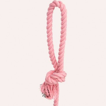 Канат плетений з вузлом Trixie - pink, 70 см