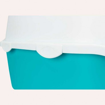 Туалет для котів Trixie закритий -Vico Open Top,бірюзовий 40x40x56 см