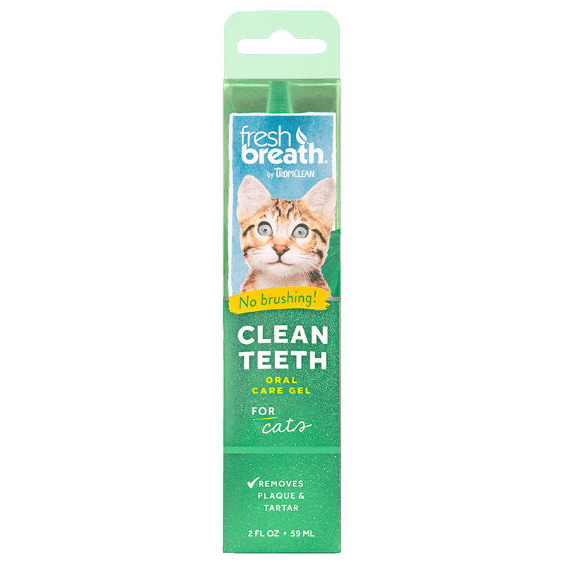 Гель для видалення нальоту і зубного каменю у котів TropiClean - Clean Teeth Oral Care Gel for Cats