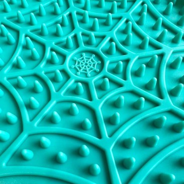 Силиконовый коврик для слизывания лакомства UpSky - Web Turquoise