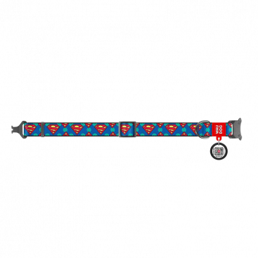 Нашийник для собак Collar - WauDog Nylon Superman Logo, ш-20 мм, д.24-40 см