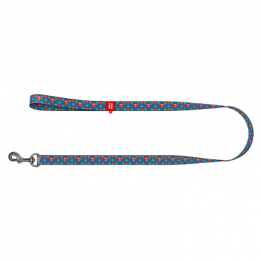 Повідець для собак Collar WauDog Nylon Superman Logo, ш.20 мм, дл.122 см