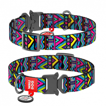 Ошейник Collar - WauDog Nylon Indie ш.25 мм, дл.31-49 см