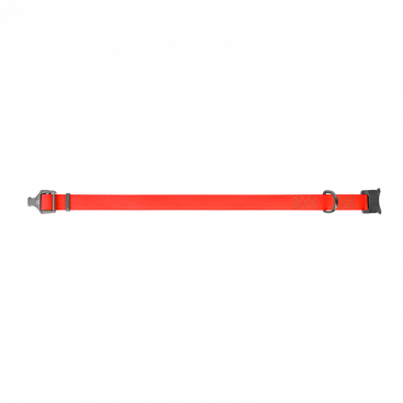 Водостійкий нашийник з QR-паспортом WauDog - Waterproof Red, 24-40 см