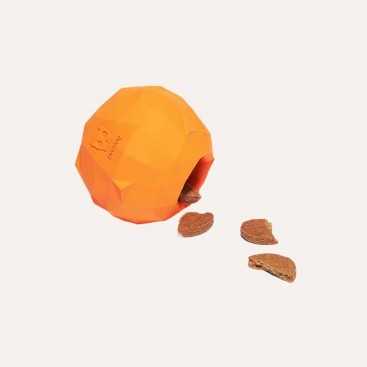 Сверхпрочная игрушка с отверстием для лакомства Zee.Dog - Super Orange