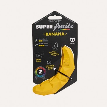 Сверхпрочная игрушка с отверстием для лакомства Zee.Dog - Super Banana