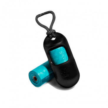 Диспенсер с рулоном пакетиков Zee.Dog - Black Poop Bag Dispenser
