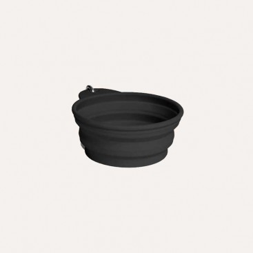 Дорожная складная миска для собак Zee.Dog - Go Bowl, black L