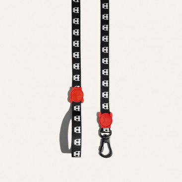 Повідець для собак Zee.Dog - Skull 2.0 black Leash, XS