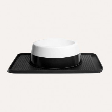 Миска для собак с нескользким дном Zee.Dog - Zee.BLACK BOWL, S