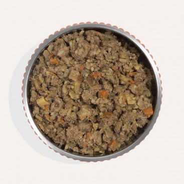 Миска для животных на силиконовой основе Zee.Dog - Tuff Bowl Small Stripes Clay