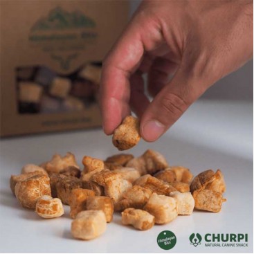 Ласощі для собак з гімалайського сиру з куркумою Churpi - Turmeric Bits, 70 г