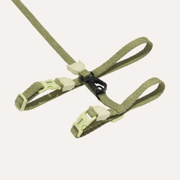 Набір шлея та повідець для котів Zee.Cat - MOSS HARNESS + LEASH SET
